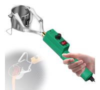 Mini-creuset de plomb, 150 ℃ -450 ℃ creuset de fusion d'étain électrique, 1100 g, haute capacité, réchaud de rinçage domestique portatif, creuset de fusion de métal 420 W for moules de poids de pêche