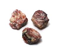 Mini cristal de guérison en zircon rouge.