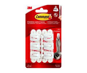 Mini-crochet 3M Command, 17006 x12 morceau