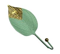 Mini crochet mural à suspendre pour vêtements, clés, chapeau, manteau, cintre en métal, organisateur décoratif pour la maison, F, vert, F