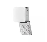 Mini Cube Vidéo Lumière 2700K-8500K Lampe à Ventouse Magnétique avec Trou de Vis 1/4 Pouce pour Ordinateur Portable éclairage Conférence Téléphone Mobile Selfie