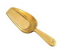 Mini cuillère à thé chic en laiton pour mesurer le sucre, les feuilles de thé et les condiments (A)
