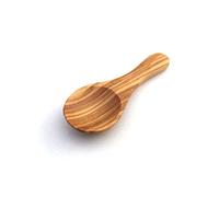 Mini cuillère en bois d'olivier de qualité supérieure, fabriquée à la main, 6 cm, Medina Mood, 1 pièce, Classique, Marron