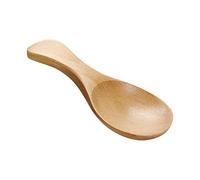 Mini cuillère en bois naturel pour thé, café, condiment, feuilles, crème, sucre, glace, sel B3K2