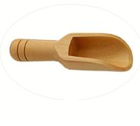 Mini cuillères en bois - Petite cuillère à sel en bois - Cuillère à épices pour le bain - Pour épices, haricots, riz, thé, farine, sucre, sels de bain, café