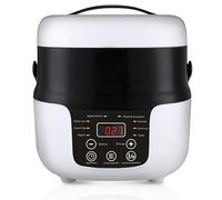 Mini cuiseur à riz 2 L, cuiseur vapeur multifonction intelligent et mijoteuse, casserole portable antiadhésive pour riz/soupe/flocons d'avoine, fonction de maintien