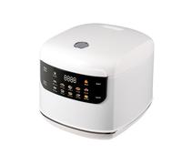 Mini cuiseur à riz, 2 litres, 400 watts, affichage intelligent, fonction maintien au chaud 24 heures, comprend un panier vapeur.