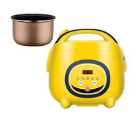 Mini cuiseur à riz avec casserole antiadhésive pour une cuisson saine et vapeur, réservation 24h, idéal pour 1 à 8 personnes
