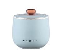 Mini cuiseur à riz électrique 1,8 L pour 1 à 2 personnes - Casserole antiadhésive avec 4 fonctions multicuiseur (bleu) - Faire du riz, de la soupe, du porridge, du gâteau - Petit appareil de cuisine