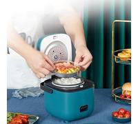 Mini Cuiseur à Riz électrique, Marmite Personnelle Compacte Avec Poignée Humanisée, Marmite Intérieure Antiadhésive Pour Riz, Bouillie, Gâteau, Ragoût, Petit Appareil