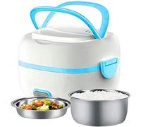 Mini cuiseur à Riz Multifonctionnel autoguant pour déjeuner électrique Portable avec Bols, Plateau à Vapeur pour la Maison, Le Bureau, l'école, Le Riz, Les légumes, la Viande, Les œufs de Viande