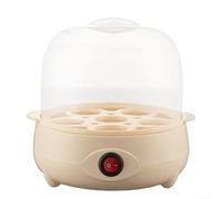 Mini cuiseur vapeur à œufs avec arrêt automatique et fonction anti-brûlure à sec, simple pour une capacité de 5 œufs, compact et sûr pour la cuisson des œufs à la maison (jaune-1)