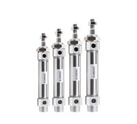 Mini cylindre à double effet en acier inoxydable, série CDM2KB16/20/25/32/40, type, anneau magnétique, course de 25 à 500mm, 1 pièce(Stroke 175mm,Bore 32mm)