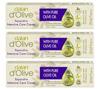 Mini Dalan d'Olive Lot de 3 hydratants intensifs pour les mains et le corps pour peaux sèches 20 ml