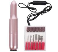 Mini D'aluminium Machine Modèle Alliage Ongles les 102 Limer | Stylo Portable, Éclairage Led, pour Ongles Naturels et Artificiels, Tête Céramique et Boîte Incluses Couleur