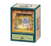 TROUSSELIER - Boite à Musique Traditionnelle - Dancing Little Grey Rabbit. - Idéal Cadeau Enfant - Musique It's a small world - Colori Vert
