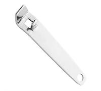 Mini décapsuleur oral, porte-clés portable pour économiser du travail avec une coque de protection en silicone antidérapante, décapsuleur coloré en acier inoxydable pour voyage, fête à la maison