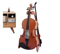 Mini décoration de musique artistique violon, violon miniature fait main | Réplique détaillée d'un violon en bois, ornement de style classique, cadeau parfait pour un événement cadeau parfait pour les