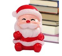 Mini décoration de Père Noël - Décoration de tableau de bord de voiture, petit Père Noël de vacances pour tableau de bord de voiture, jardin, cuisine, étagère, table à manger, chevet, espaces de vie