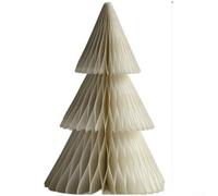 Mini décoration de sapin de Noël origami en papier léger et accessoire pour scènes de vacances - Convient pour la photographie saisonnière et l'affichage de table (D)