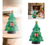 Mini décoration mignonne en résine pour bureau, parfaite pour créer une atmosphère festive (vert, 10 x 7 x 7 cm)