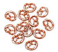 Mini décorations Bretzel à parsemer, 12 pièces: Petites déco bavaroises Table, Oktoberfest, fête de la bière, Anniversaire, Accessoire Costume Bavarois, Set fête, 3,5 cm