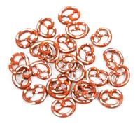 Mini décorations Bretzel à parsemer, 24 pièces: Petites déco bavaroises Table, Oktoberfest, fête de la bière, Anniversaire, Accessoire Costume Bavarois, Set fête, 3,5 cm