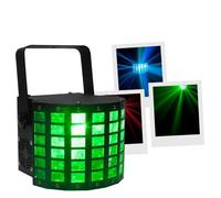 Mini Dekker American DJ - Jeu de lumière LED - Effet Derby/Strobe - DMX-512 - Portable et léger