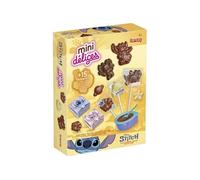 Lansay - Mini DÉLICES - Atelier de Confection Chocolat - Stitch & Angel - Kit chocolaterie Enfants avec moules et Accessoires - Chocolats en Forme de Stitch - Création gourmande dès 6 Ans