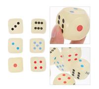 Mini Dés Lumineux À Faces Multiples, 6 Pièces, Jouet Amusant