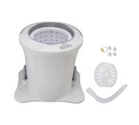 Mini déshydrateur portable, haute capacité, sans électricité, avec cordon de serrage, ultra rapide, 2500 tr/min, centrifugeuse, pour voyage en dortoir (Blanche)