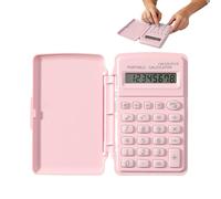 Mini Desktop Calculator - Math Calculation Tool, Small Number Calculators for Studying, Handheld Counting Device, Electronic Calculators with ABS Housing, Solar Battery Calculator for Calculations