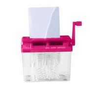 Mini destructeur de documents - Machine manuelle compacte pour bureau | Coupe-papier sécurisé | Détruire factures, reçus, documents | Outil pour adultes étudiants enseignants