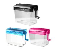 Mini destructeur de papier - Coupe-documents à manivelle, machine de déchiquetage de bureau portable, appareil de bureau compact pour reçus, factures, cartes | Outil de sécurité manuel Accueil Salle d