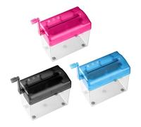 Mini destructeur de papier - Coupe-documents à manivelle, machine de déchiquetage de bureau portable, appareil de bureau compact pour reçus, factures, cartes | Outil de sécurité manuel Accueil Salle d