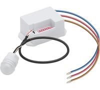 Mini Détecteur de Mouvement 360° Intérieur Extérieur avec Capteur Crépusculaire 220V Interrupteur Capteur Infrarouge Encastré IP65/IP20 Commutateur Capteur Mouvement Portée 8m pour Lampe LED Encastré
