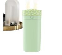 Mini diffuseur de flamme, humidificateur d'air portable, 3 x 7 x 6,7 po USB alimenté par une brume fraîche, système d'humidificateurs d'aromathérapie, diffuseur d'air avec style ambiant