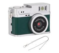 Mini Digital Camera Keychain, 20MP 1080p Petit Caméscope Vidéo avec Objectif Optique, Lumière Remplissage LED pour Prendre des Photos, Le Vélo, L'écran Lecture, Le Filtre (Green)