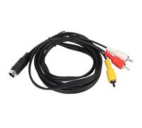Mini Din 9 broches à 3 câble Male Video Composite Cord TV TV récepteur AV Moniteur 5,9 pieds