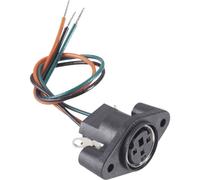 Mini DIN embase femelle, verticale BKL Electronic 0204028 Nombre de pôles: 8 noir 1 pc(s)