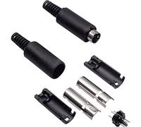 Mini DIN mâle, droit BKL Electronic 0204004 Nombre de pôles (num): 6 noir 1 pc(s)