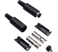 Mini DIN mâle, droit BKL Electronic 0204005 Nombre de pôles: 7 noir