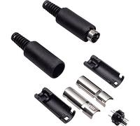 Mini DIN mâle, droit BKL Electronic 0204005 Nombre de pôles: 7 noir