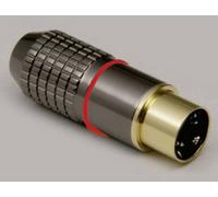 Mini DIN mâle, droit BKL Electronic 0212014 Nombre de pôles: 8 chrome 1 pc(s)