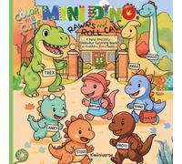 Mini Dino: Rawrs and Roll Call: A Bold and Easy Dinosaur Coloring Book for Toddlers and Preschoolers | Fun Baby Dinos with Big Smiles, Matching Games, and Kawaii Pages to Color