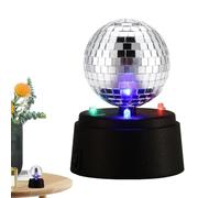 Mini Disco Ball Light - Ball disco rotatif | Lumières stroboscopiques mobiles | Dîsco Balls Party Light | Lumières de décoration de fête | Petite étape de danse alimentée par batterie lîghts | Miroir