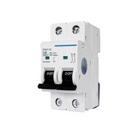 Mini disjoncteur 2P AC MCB 10KA 6A 10A 16A 20A 25A 32A 40A 50A 63A Disjoncteur 220V 400V Courbe B Courbe C(2P B Curve,50A)