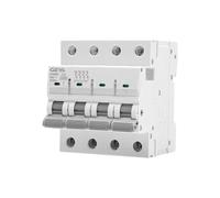 Mini-disjoncteur à rail DIN GYM9H 4P 10KA à haut pouvoir de coupure, 6 A-63 A, type CA(25 V)