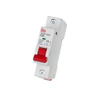 Mini disjoncteur AC MCB YCB7-63N courbe C 230/400V ~ 50HZ/60HZ, 1P 2P 3A 6A 10A 16A 20A 25A 32A 40A 50A 63(1,32A)