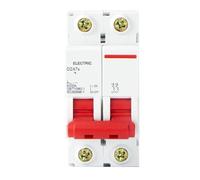 Mini-disjoncteur de protection de batterie, interrupteur de court-circuit positif/négatif, bipolaire, 6-63 A, type C, courbe de déclenchement, série DZ47s(16A)